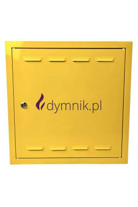 Drzwi gazowe podtynkowe żółte